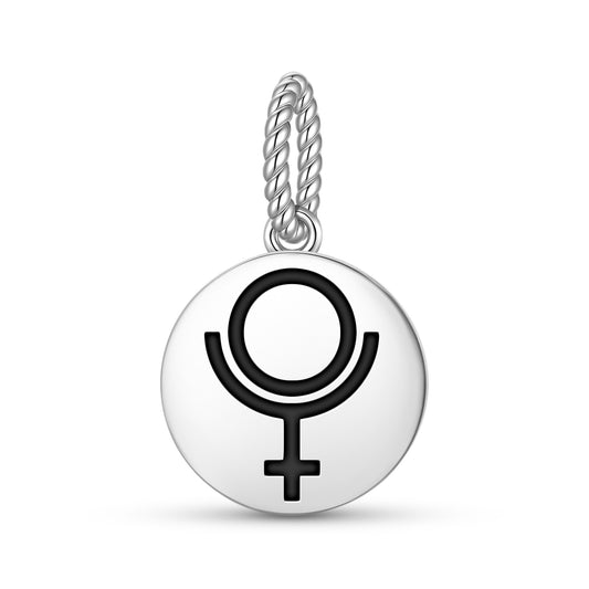 Pluto Astrology Symbols Pendant Dangle Charm