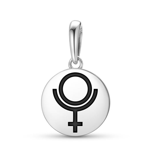 Pluto Astrology Symbols Pendant Dangle Charm