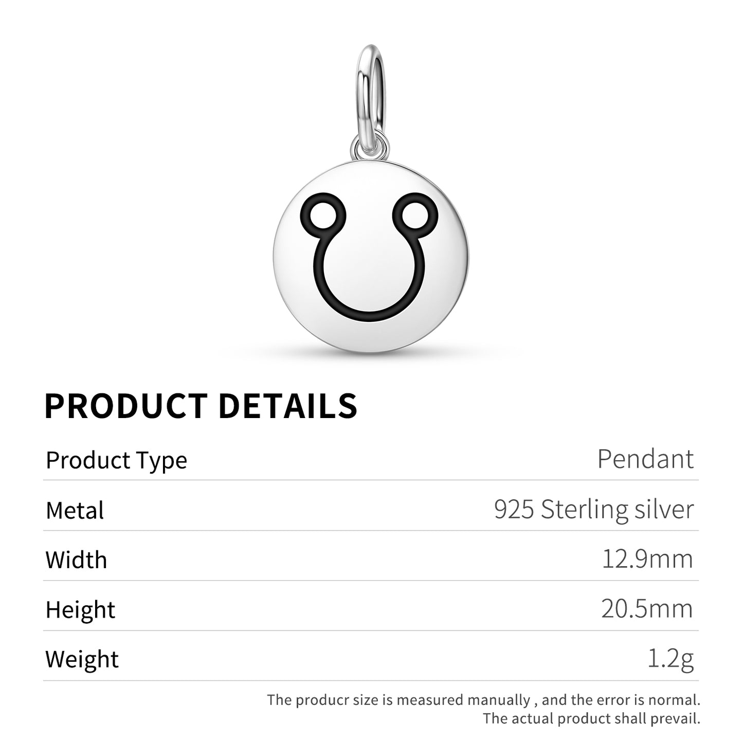 South Node Astrology Symbols Pendant Dangle Charm