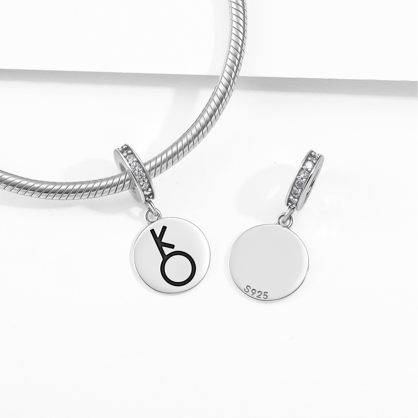 Chiron Astrology Symbols Pendant Dangle Charm