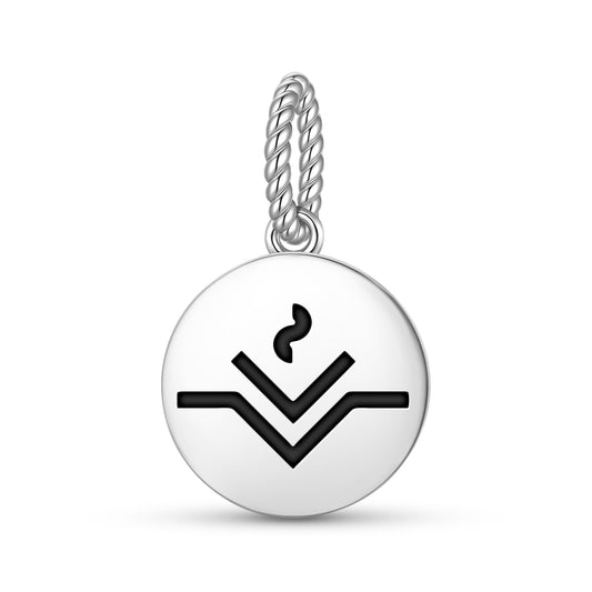 Vesta Astrology Symbols Pendant Dangle Charm