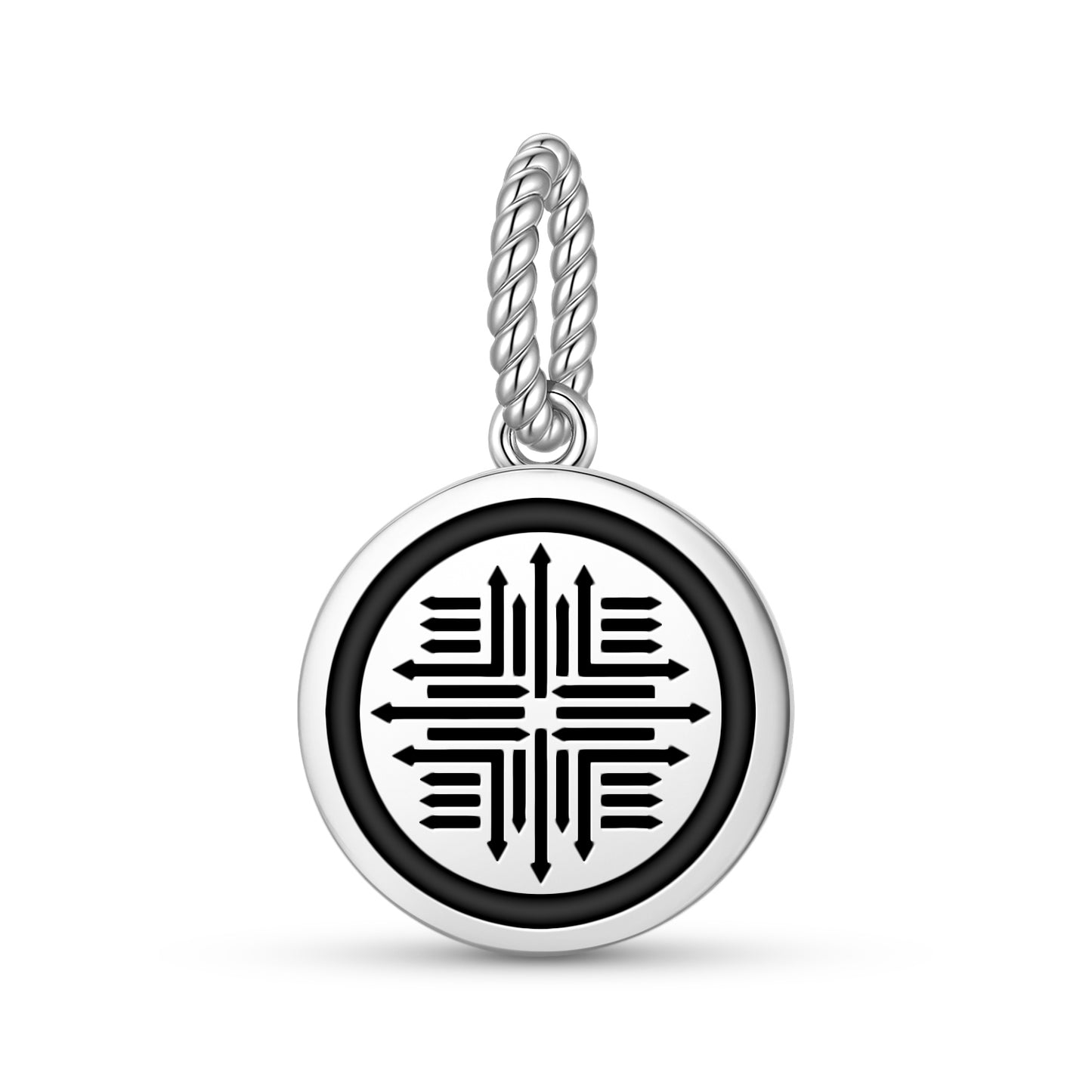 The Fool Tarot Symbols Pendant Dangle Charm