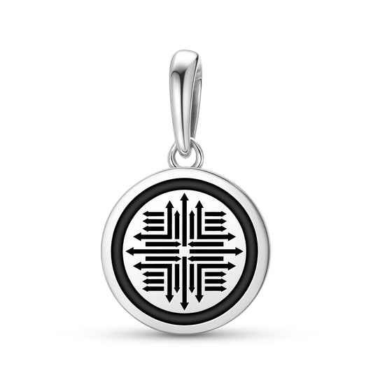 The Fool Tarot Symbols Pendant Dangle Charm
