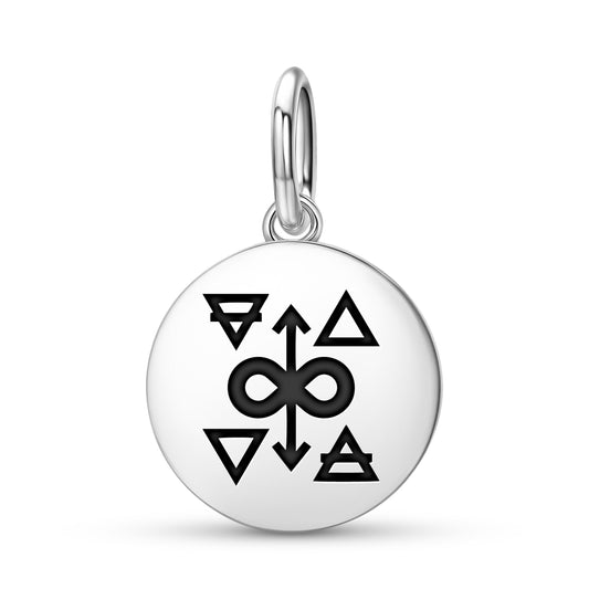 The Magician Tarot Symbols Pendant Dangle Charm