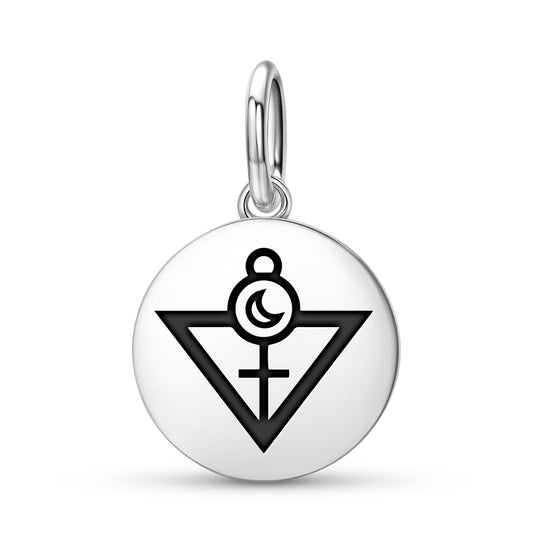 The High Priestess Tarot Symbols Pendant Dangle Charm