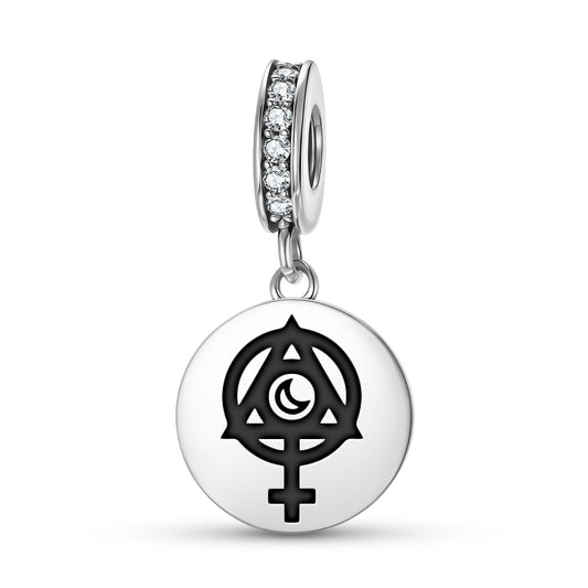 The Empress Tarot Symbols Pendant Dangle Charm