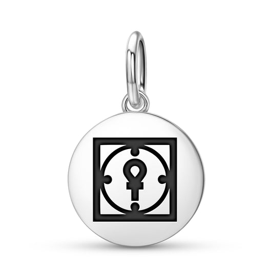 The Emperor Tarot Symbols Pendant Dangle Charm