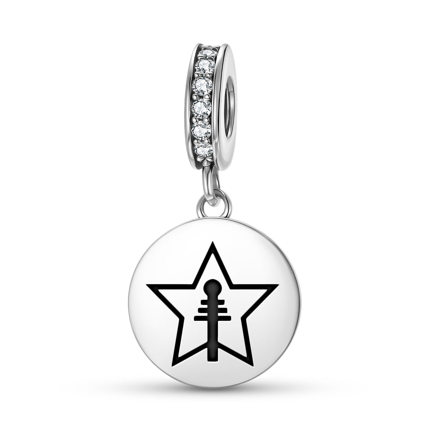 The Hierophant Tarot Symbols Pendant Dangle Charm
