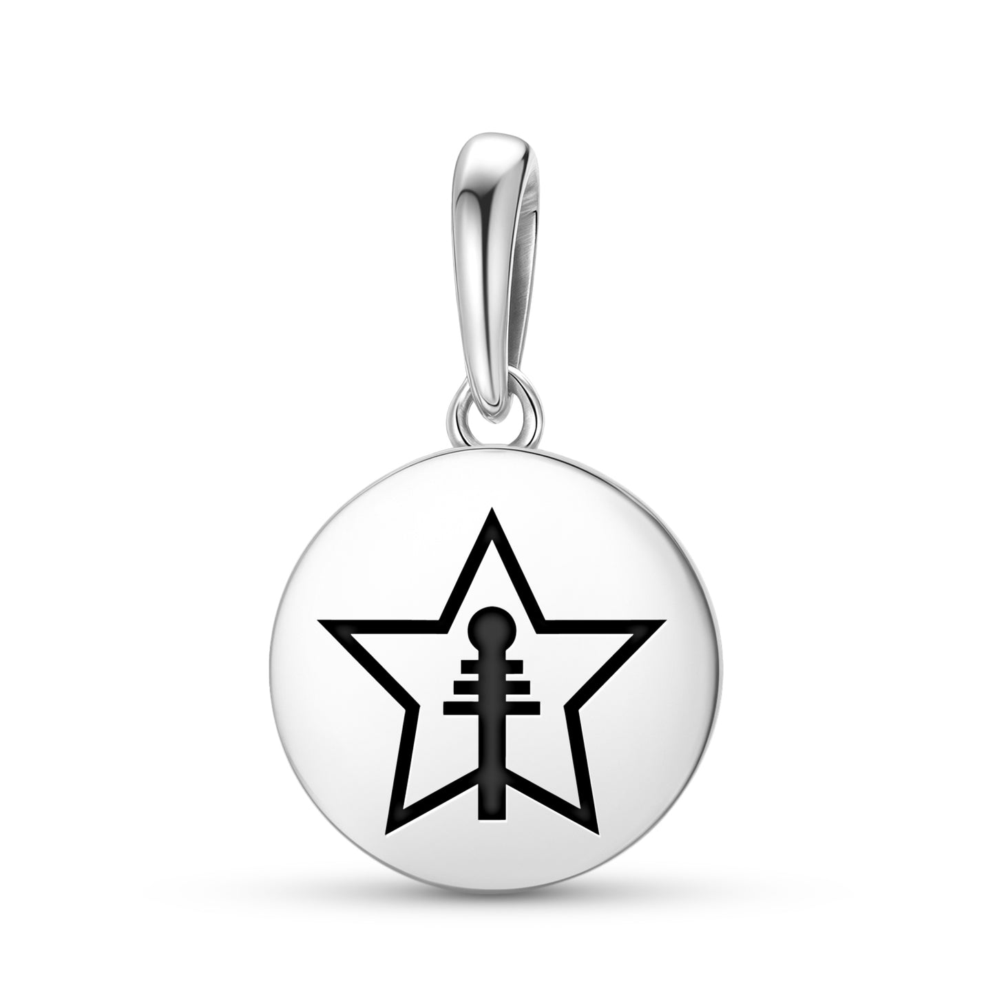 The Hierophant Tarot Symbols Pendant Dangle Charm