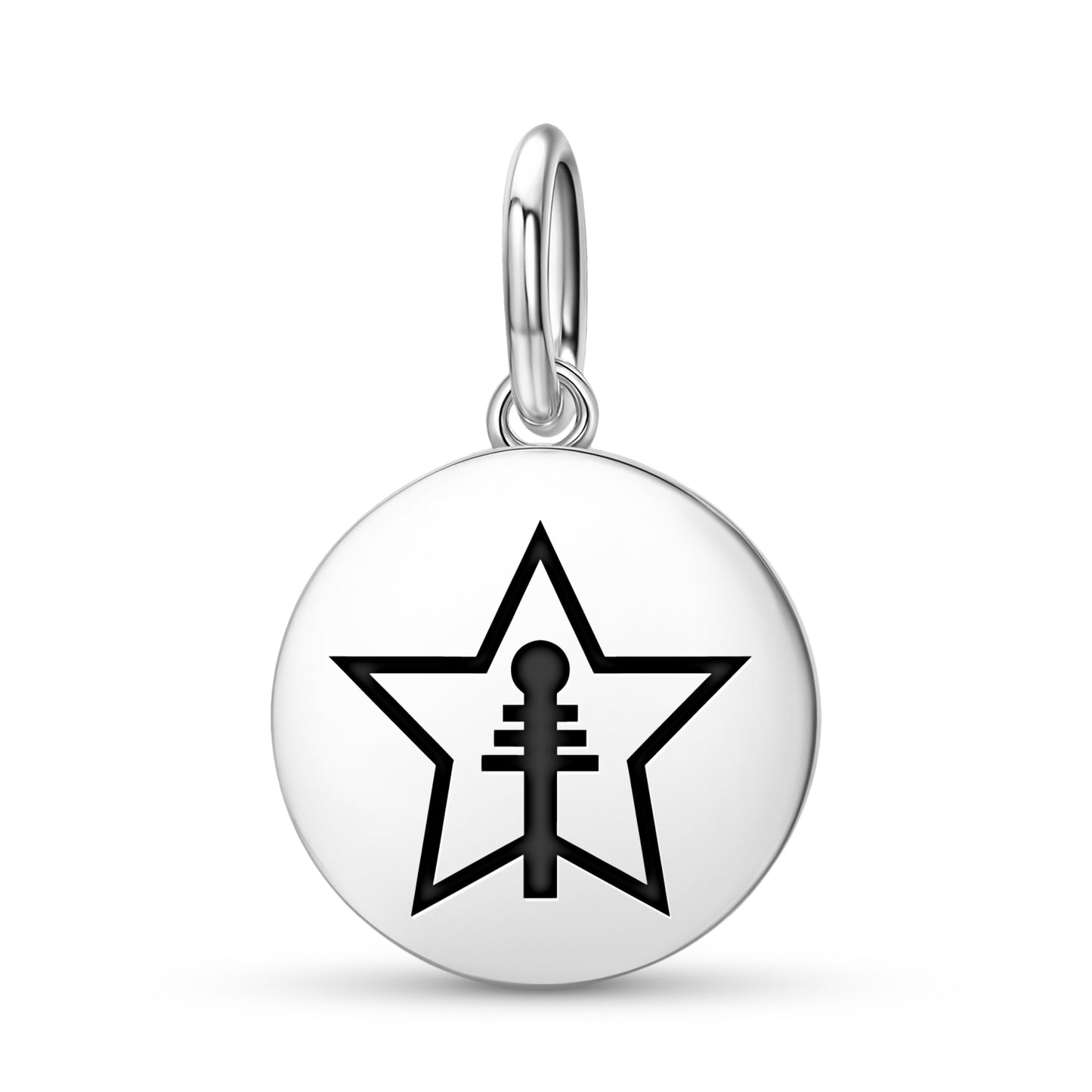 The Hierophant Tarot Symbols Pendant Dangle Charm
