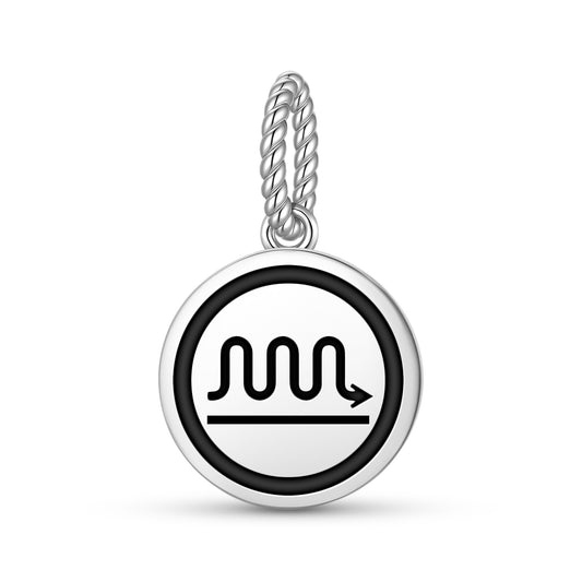 The Chariot Tarot Symbols Pendant Dangle Charm