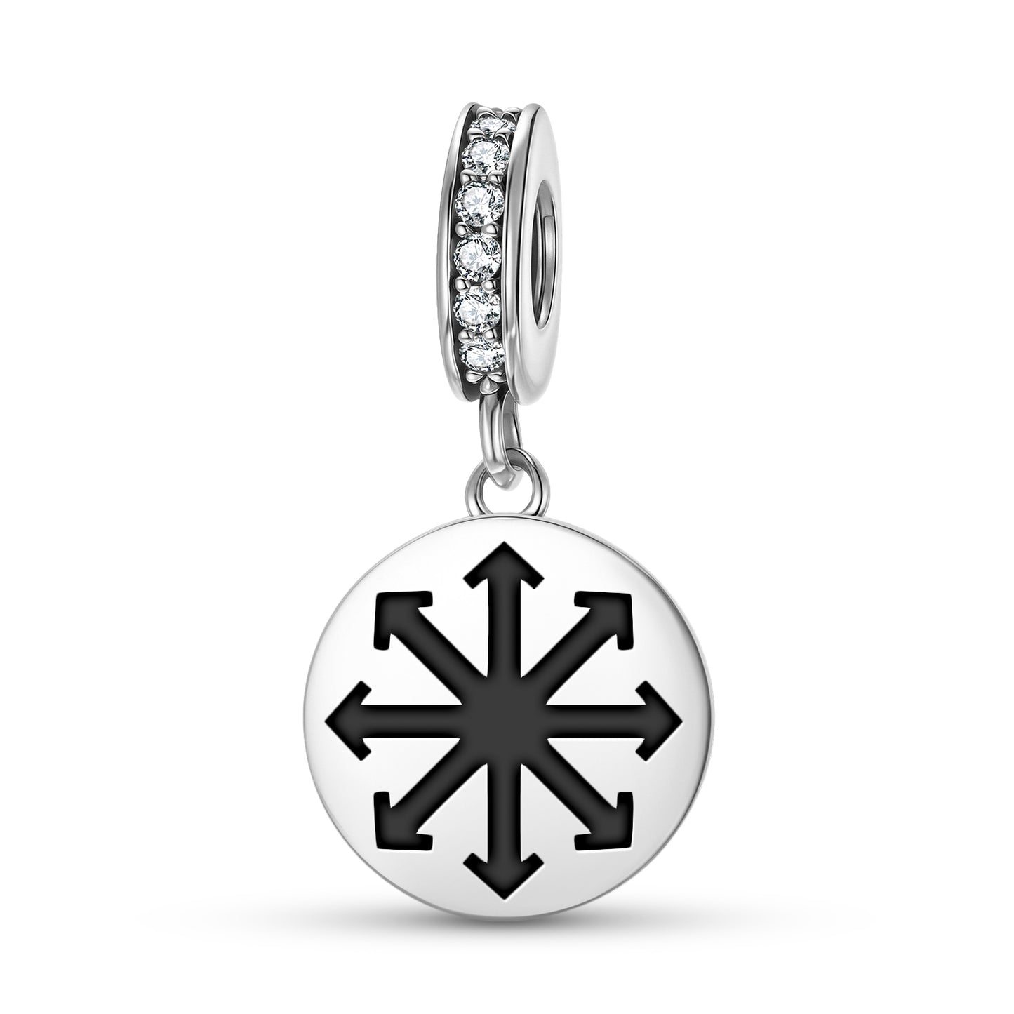 The Strength Tarot Symbols Pendant Dangle Charm
