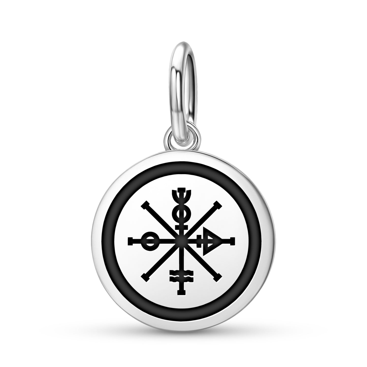 The Wheel of Fortune Tarot Symbols Pendant Dangle Charm