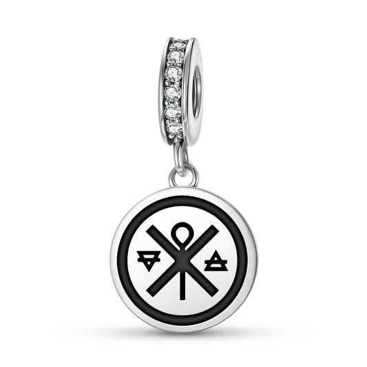 Death Tarot Symbols Pendant Dangle Charm