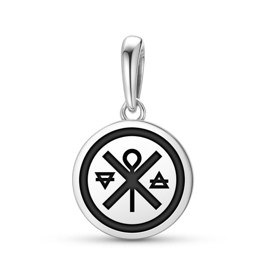 Death Tarot Symbols Pendant Dangle Charm