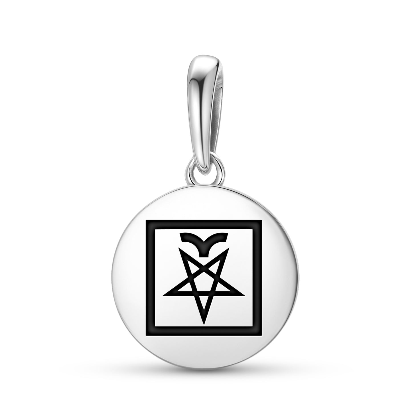 The Devil Tarot Symbols Pendant Dangle Charm