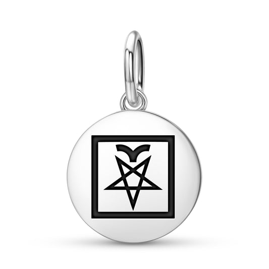 The Devil Tarot Symbols Pendant Dangle Charm