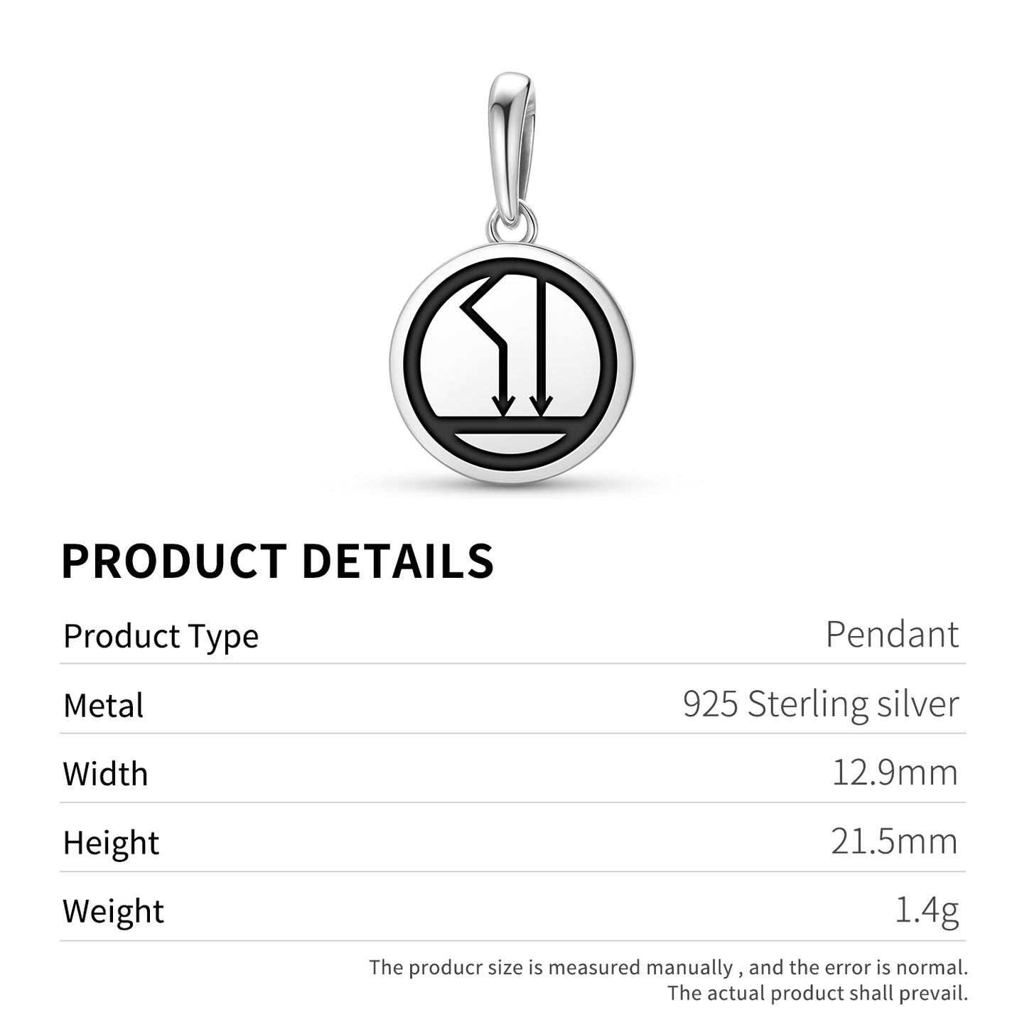 The Tower Tarot Symbols Pendant Dangle Charm