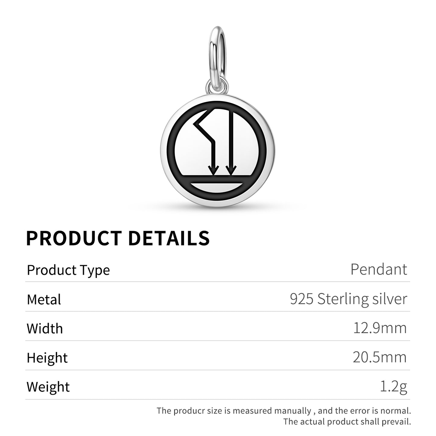 The Tower Tarot Symbols Pendant Dangle Charm