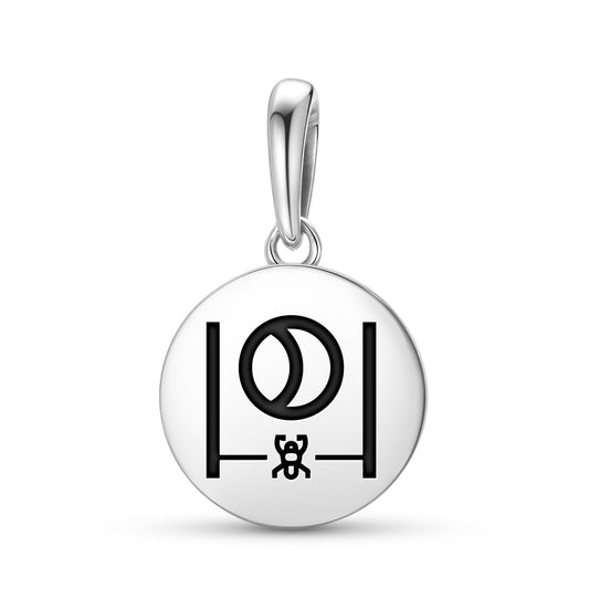 The Moon Tarot Symbols Pendant Dangle Charm