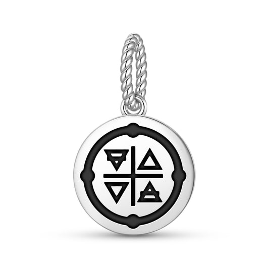 The World Tarot Symbols Pendant Dangle Charm