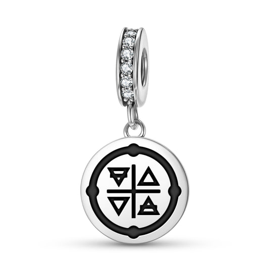 The World Tarot Symbols Pendant Dangle Charm