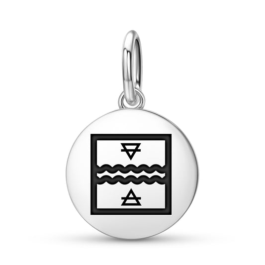 Temperance Tarot Symbols Pendant Dangle Charm