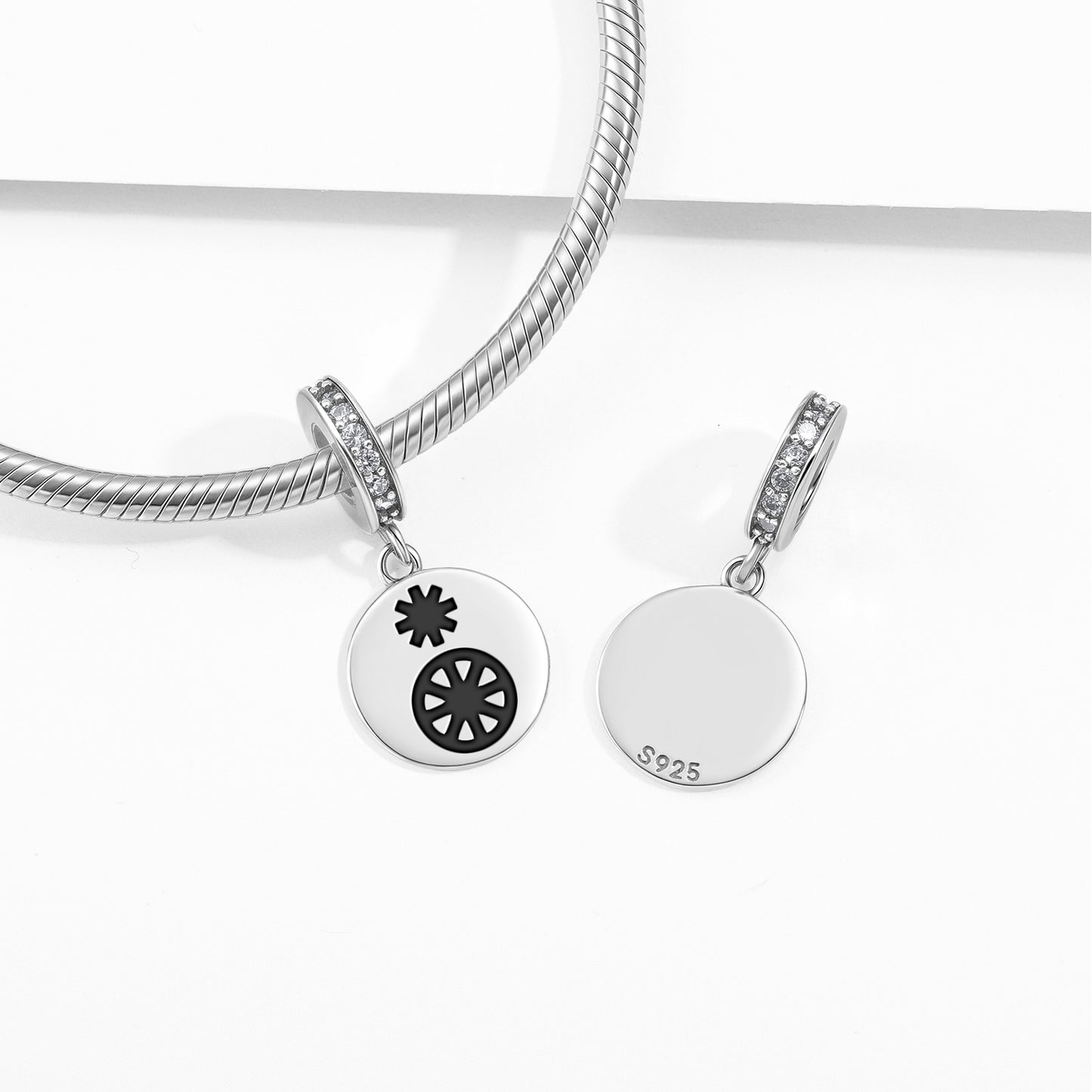 Tyche – Fortuna Greek Mythology Symbols Pendant Dangle Charm