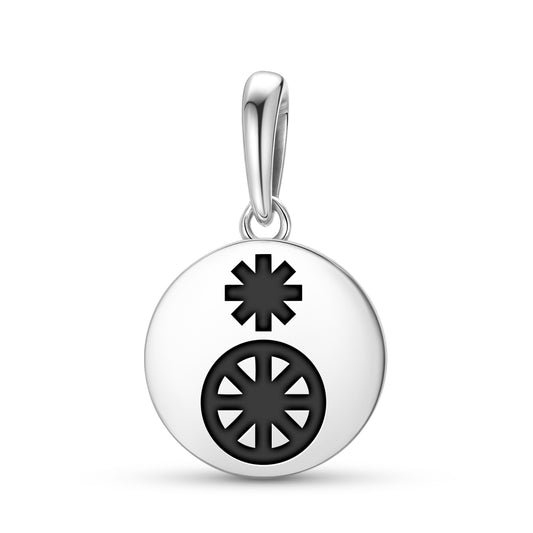 Tyche – Fortuna Greek Mythology Symbols Pendant Dangle Charm