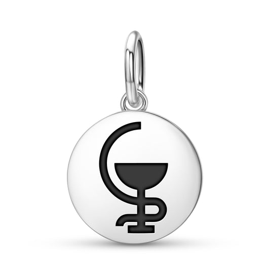 Hygeia Greek Mythology Symbols Pendant Dangle Charm