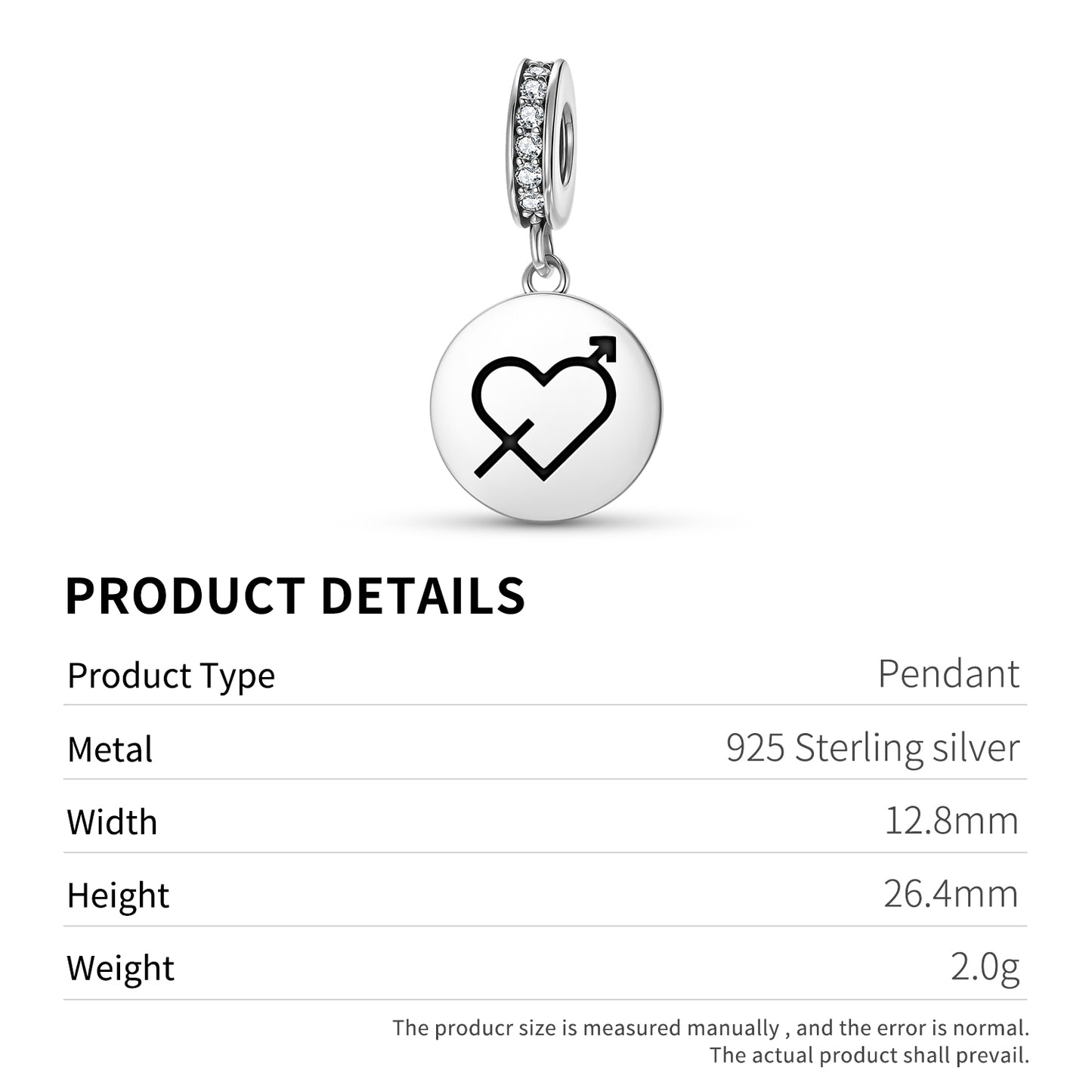 Eros – Cupid Greek Mythology Symbols Pendant Dangle Charm