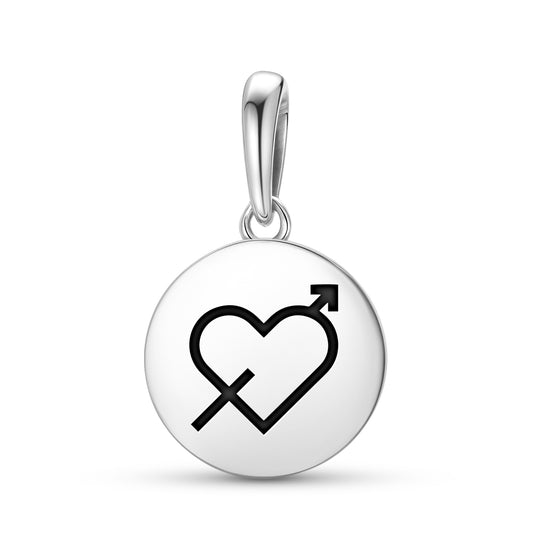 Eros – Cupid Greek Mythology Symbols Pendant Dangle Charm