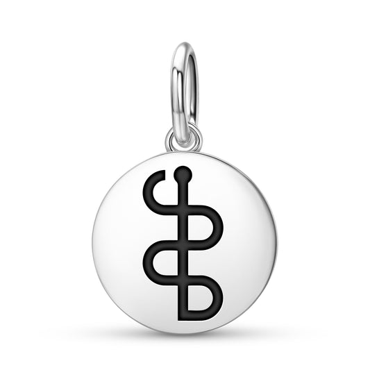 Asclepius – Aesculapius Greek Mythology Symbols Pendant Dangle Charm