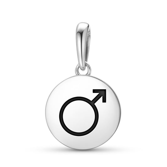 Ares – Mars Greek Mythology Symbols Pendant Dangle Charm