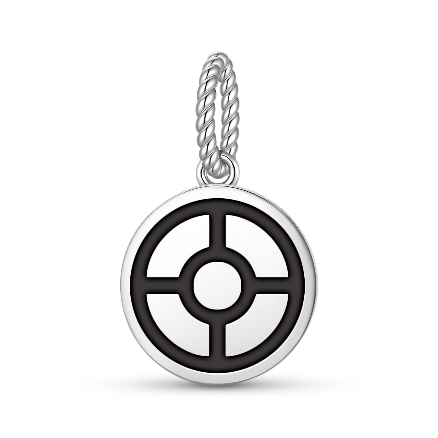 Wheel of Taranis Celtic Symbols Pendant Dangle Charm