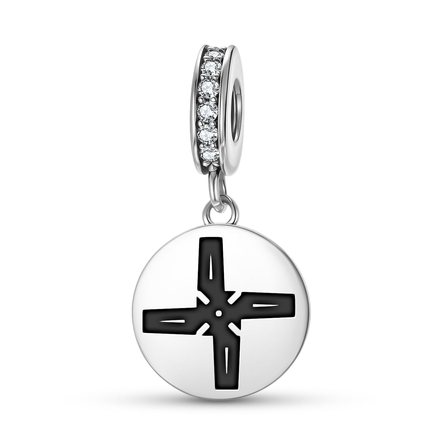 Brigid's Cross Celtic Symbols Pendant Dangle Charm