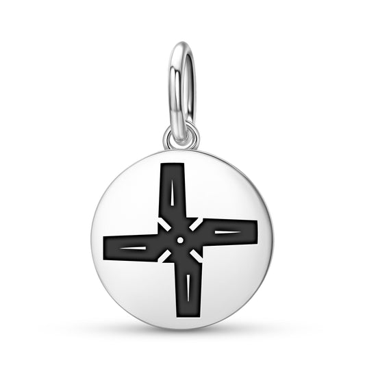 Brigid's Cross Celtic Symbols Pendant Dangle Charm