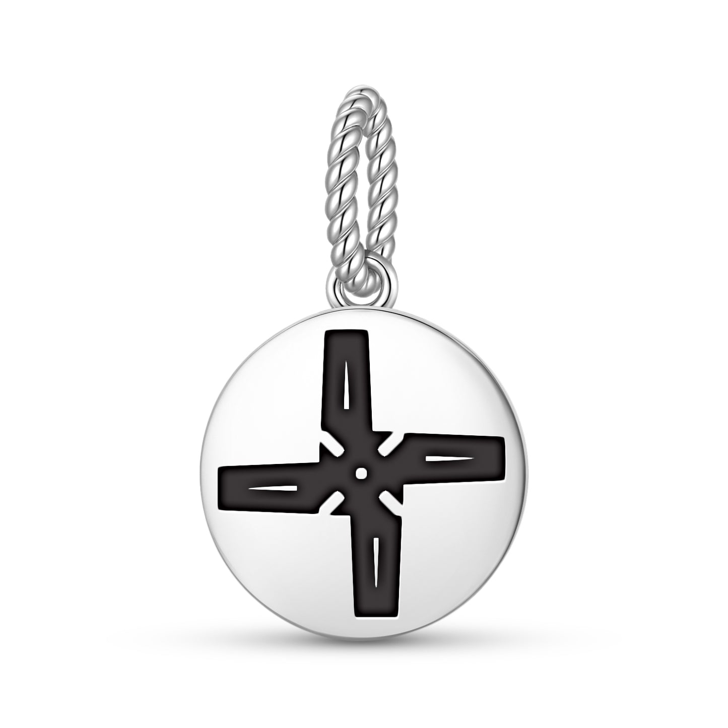 Brigid's Cross Celtic Symbols Pendant Dangle Charm