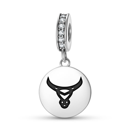 The Bull Celtic Symbols Pendant Dangle Charm