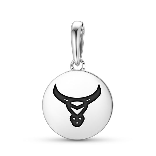 The Bull Celtic Symbols Pendant Dangle Charm