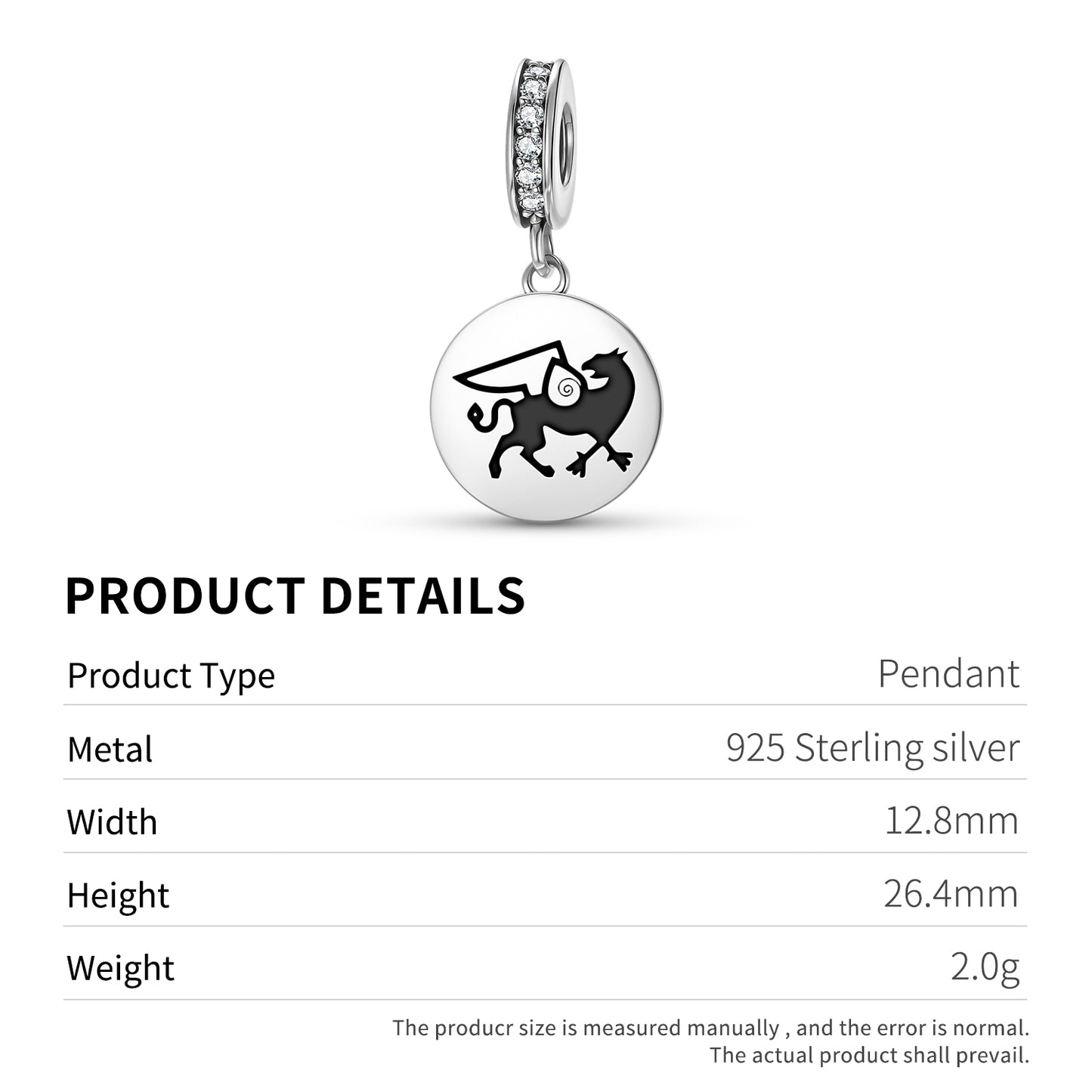 The Griffin Celtic Symbols Pendant Dangle Charm
