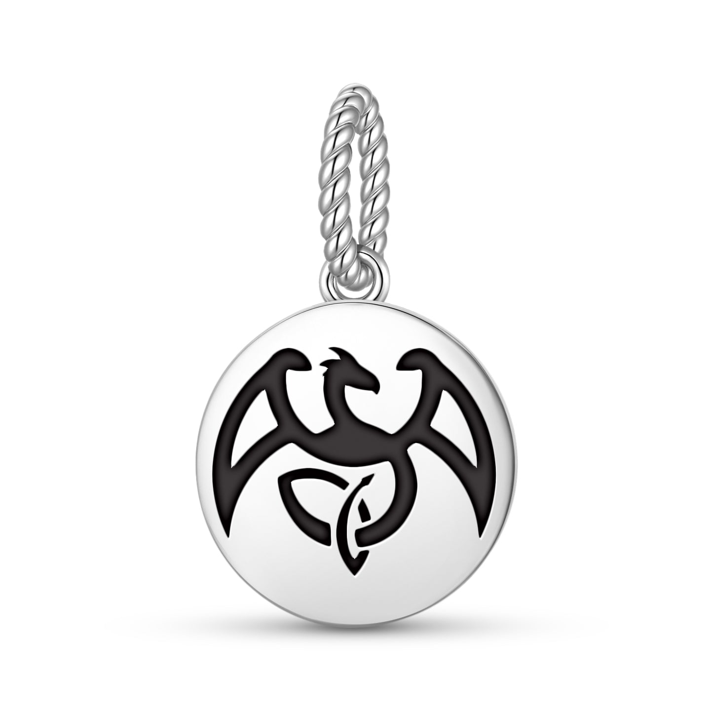 The Dragon Celtic Symbols Pendant Dangle Charm