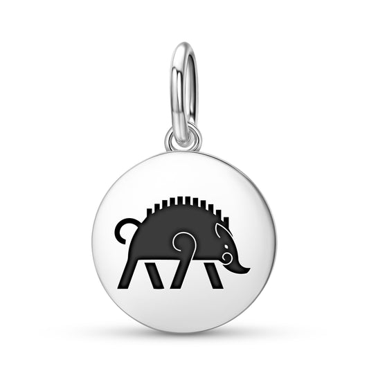 The Boar Celtic Symbols Pendant Dangle Charm