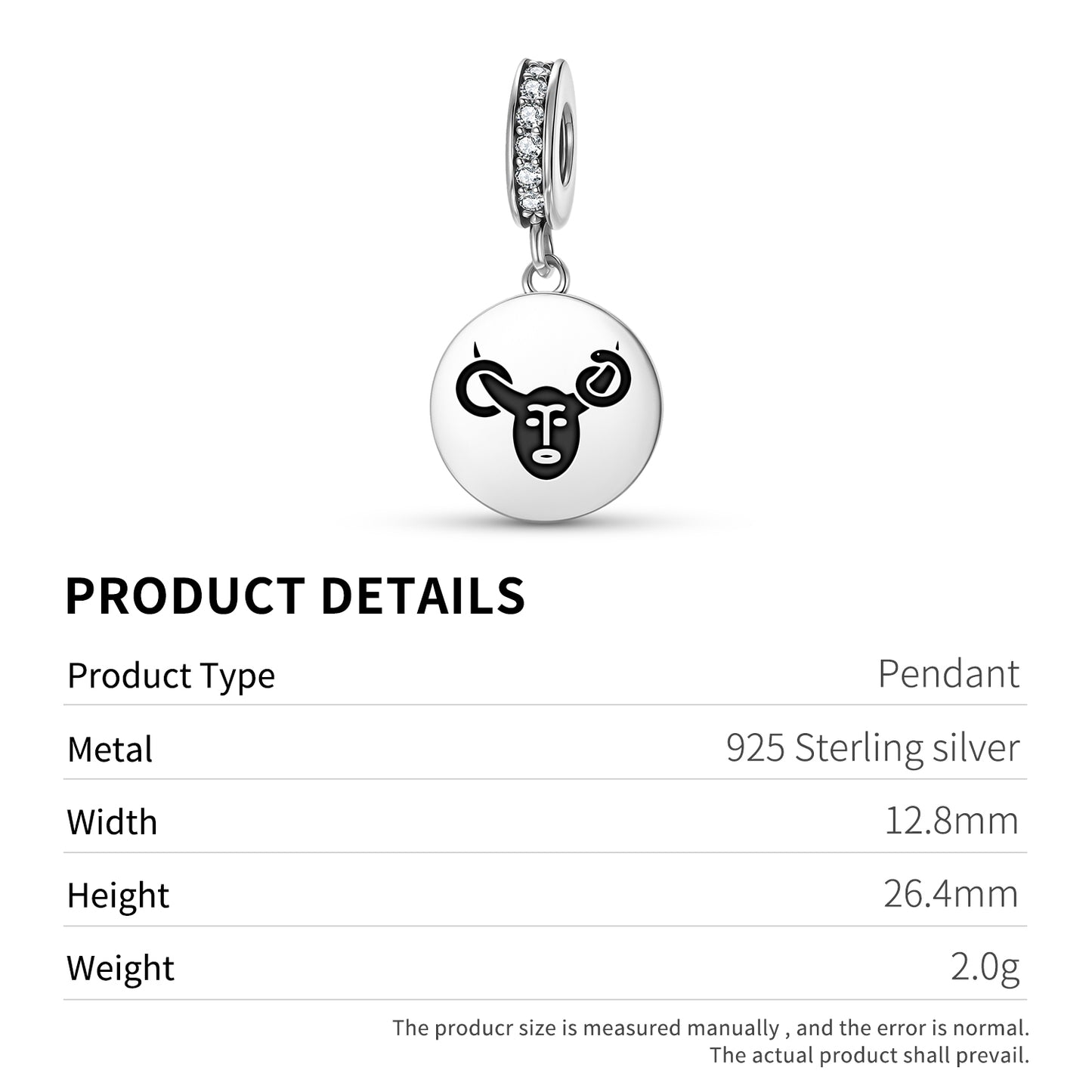 Cernunnos Celtic Symbols Pendant Dangle Charm