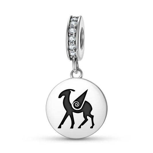 The Stag Celtic Symbols Pendant Dangle Charm
