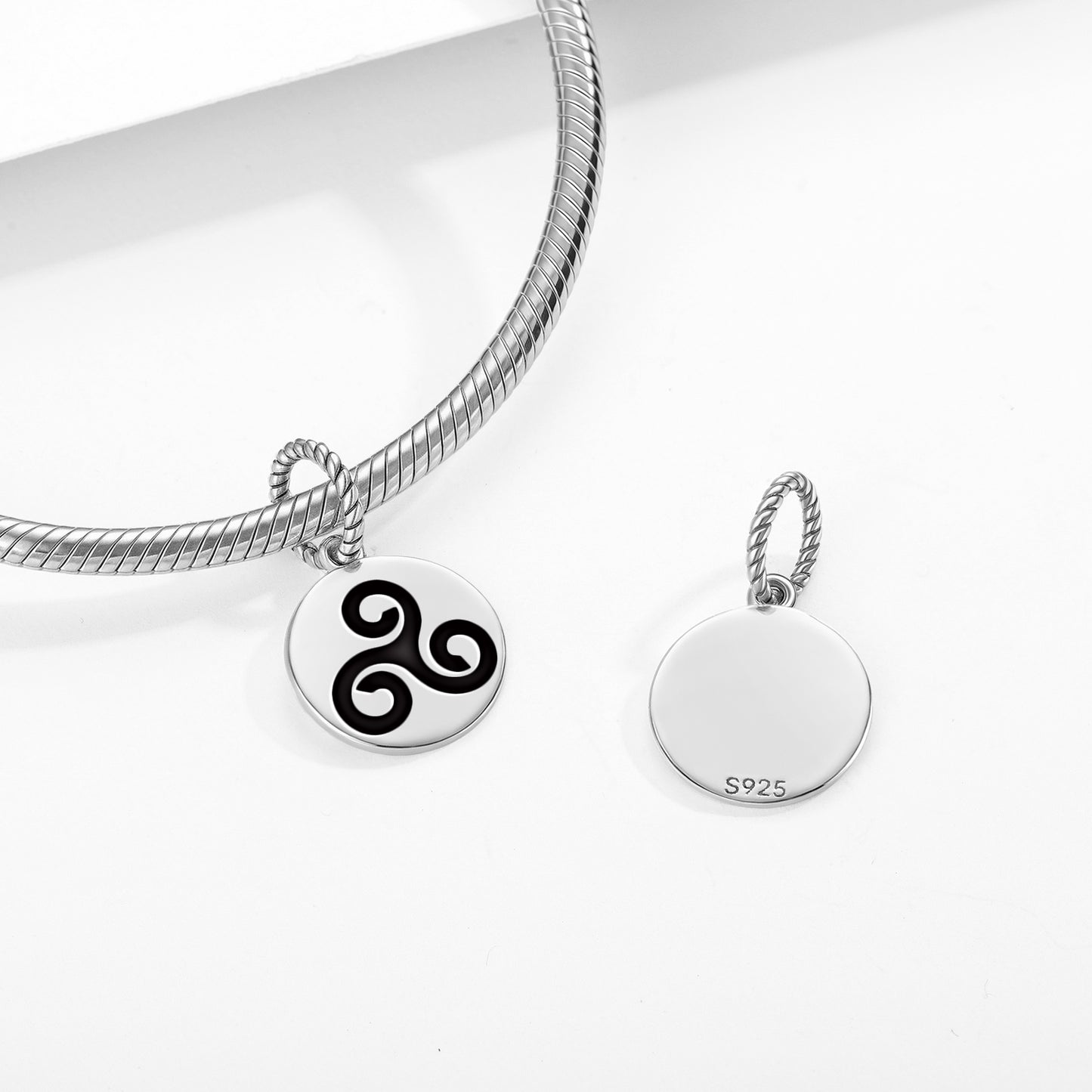 Triskeles – Celtic Love Knot Celtic Symbols Pendant Dangle Charm