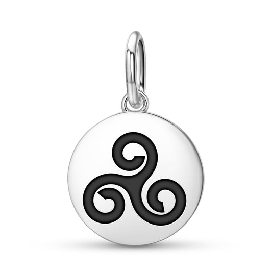 Triskeles – Celtic Love Knot Celtic Symbols Pendant Dangle Charm