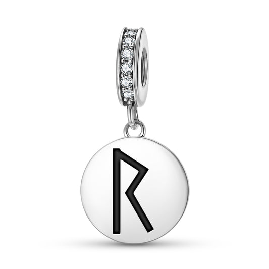 Raidho Norse Runes Symbols Pendant Dangle Charm