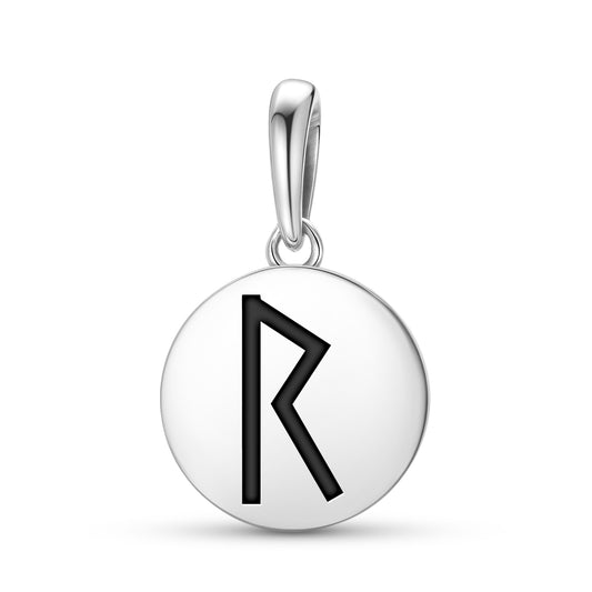 Raidho Norse Runes Symbols Pendant Dangle Charm