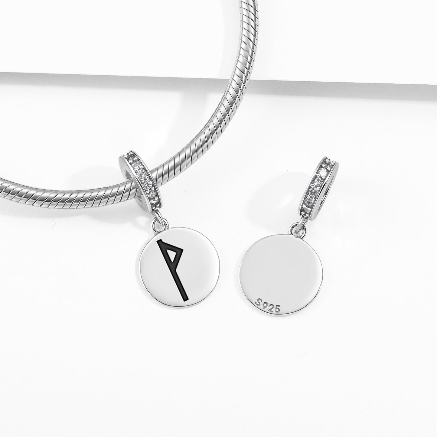 Wunjo Norse Runes Symbols Pendant Dangle Charm